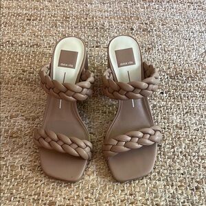 Dolce Vita Women's Tan Braided Sandals